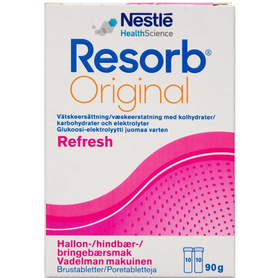 Resorb Hindbær Brusetablet