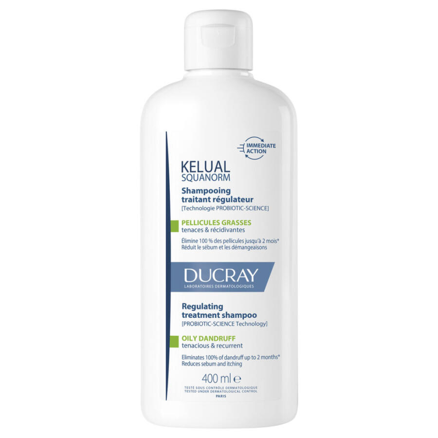 Ducray Kelual Squanorm Oily Dandruff Shampoo 400 ml