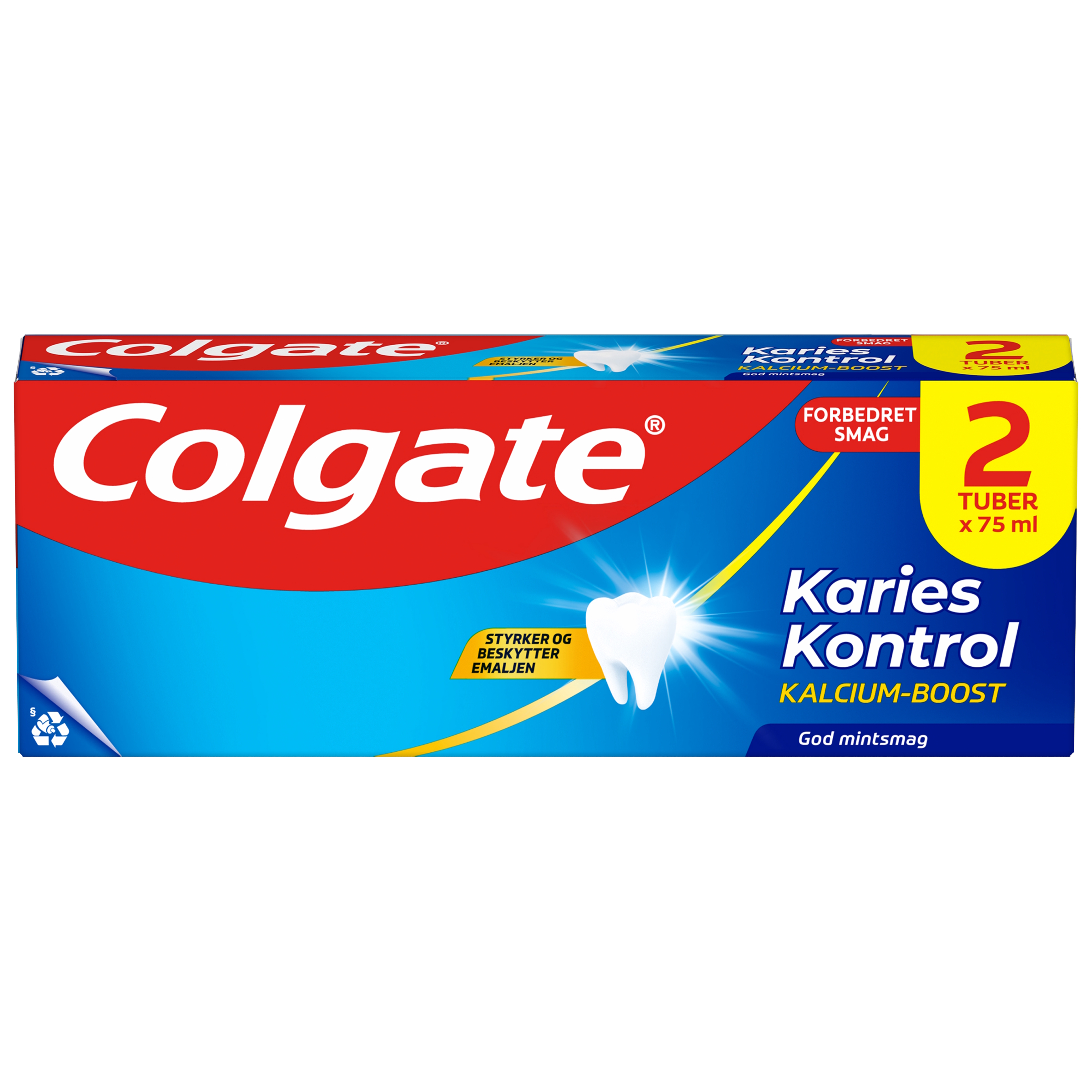 Colgate Karies Kontrol Tandpasta 2 x 75 ml