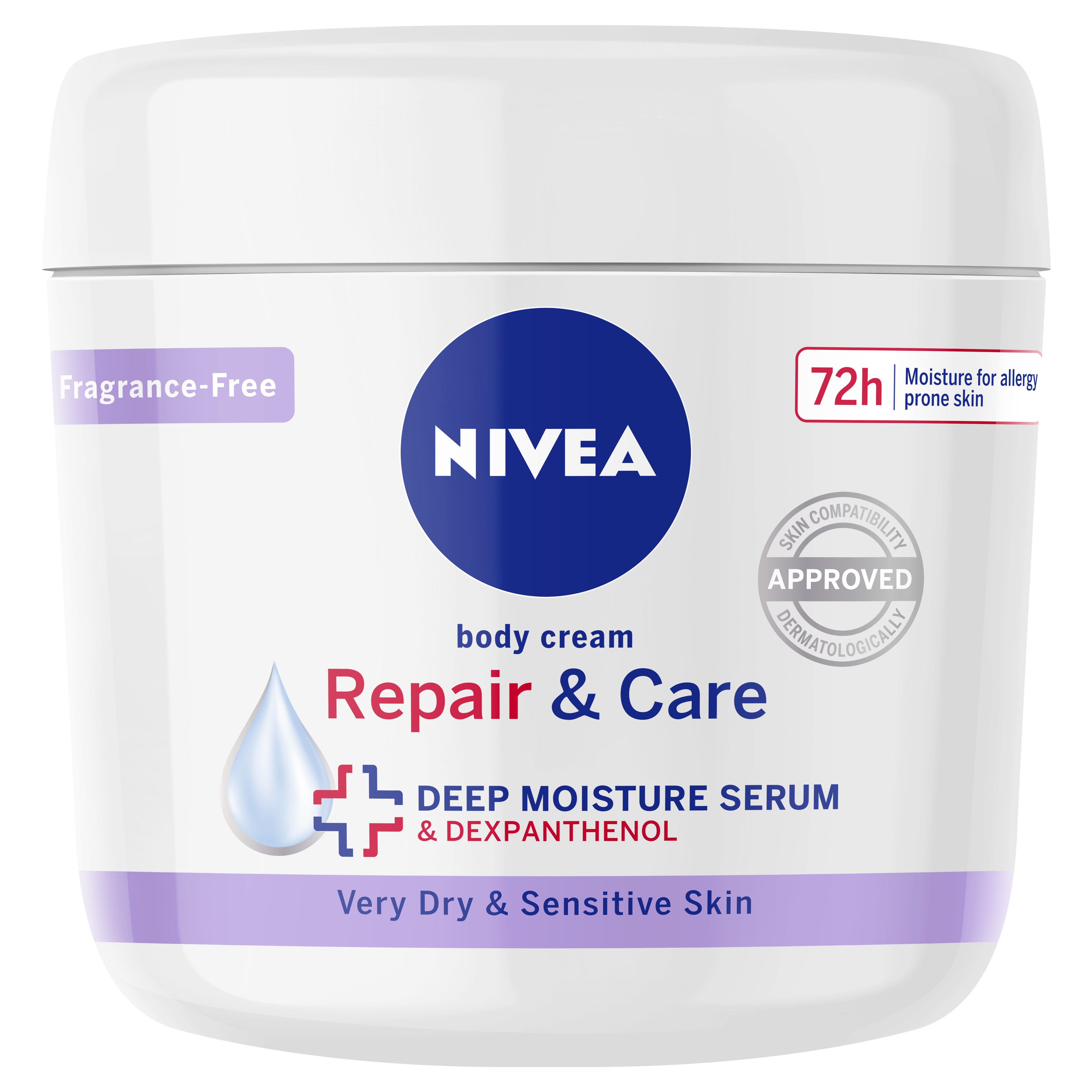 NIVEA Body Cream, Repair & Care
