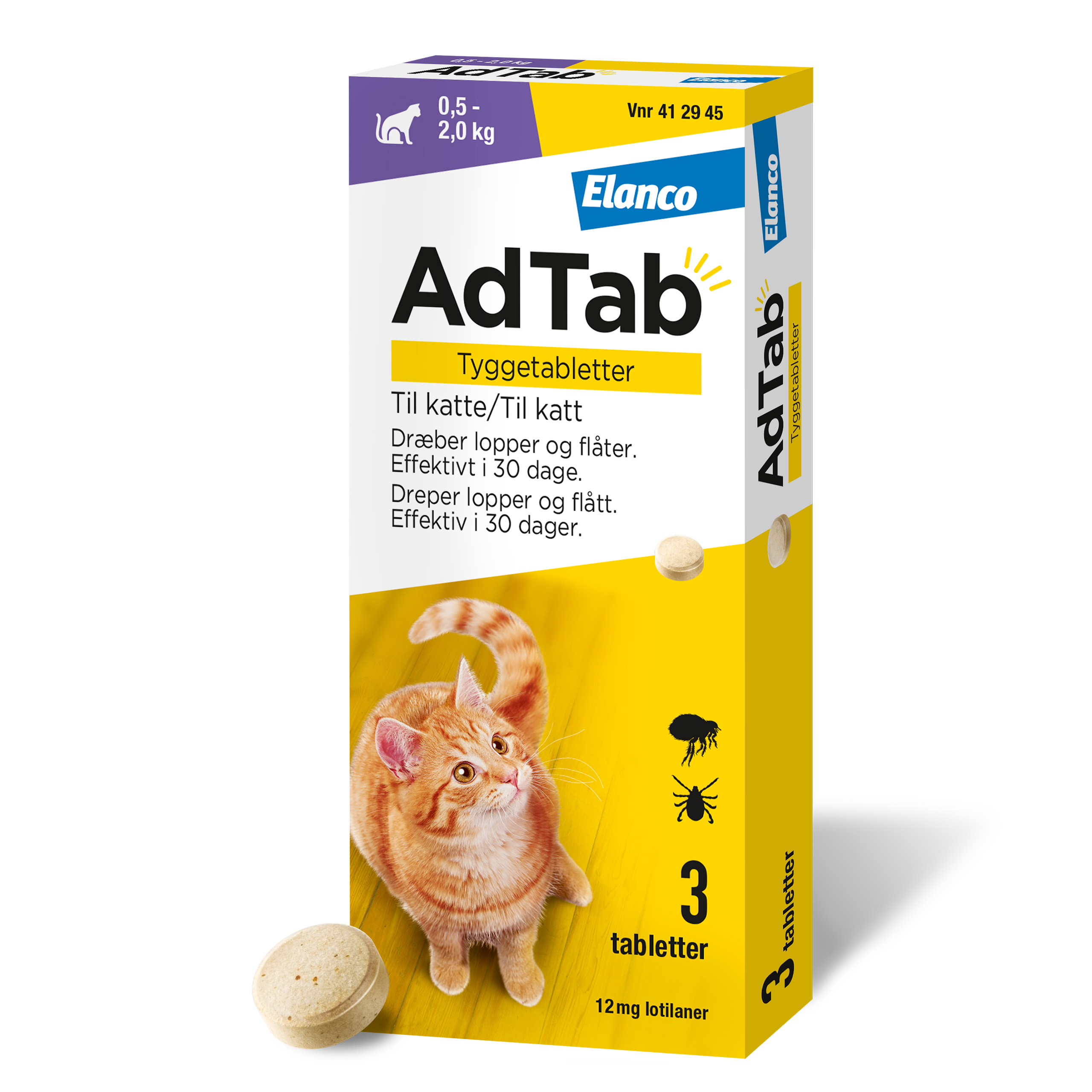 AdTab til katte 0.5-2.0 kg