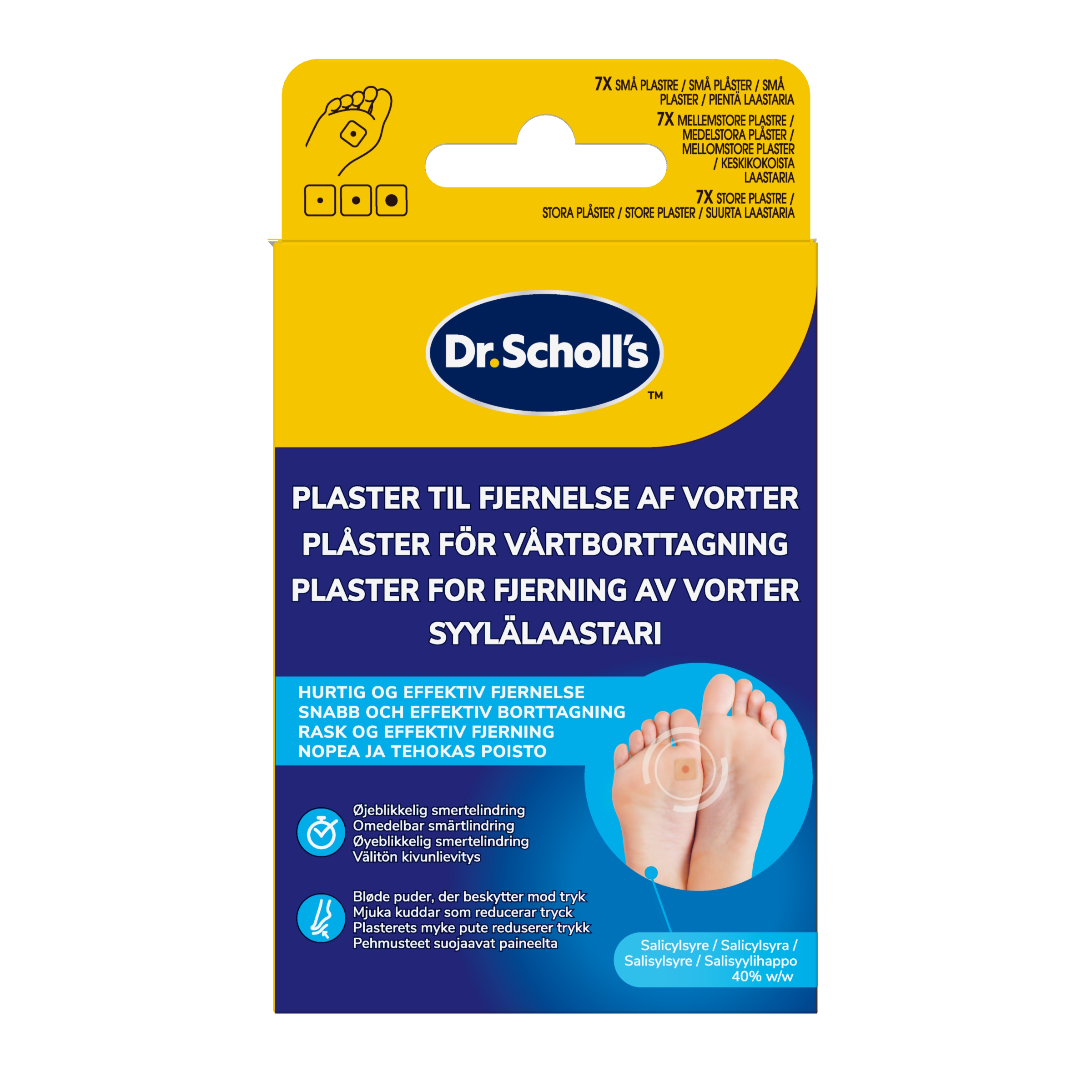 Dr. Scholl Wart & Verruca Removal Plasters 7 pcs