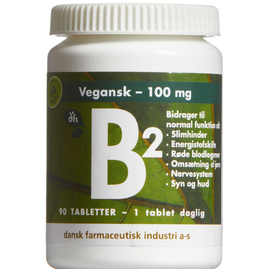 B2 100 mg Vegansk