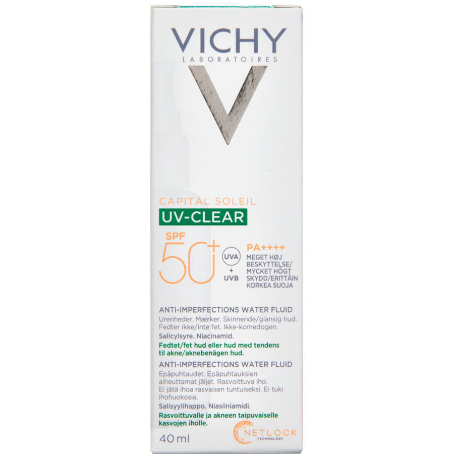 Vichy Capital Soleil UV-Clear Matterende Solcreme Til Ansigt SPF50+