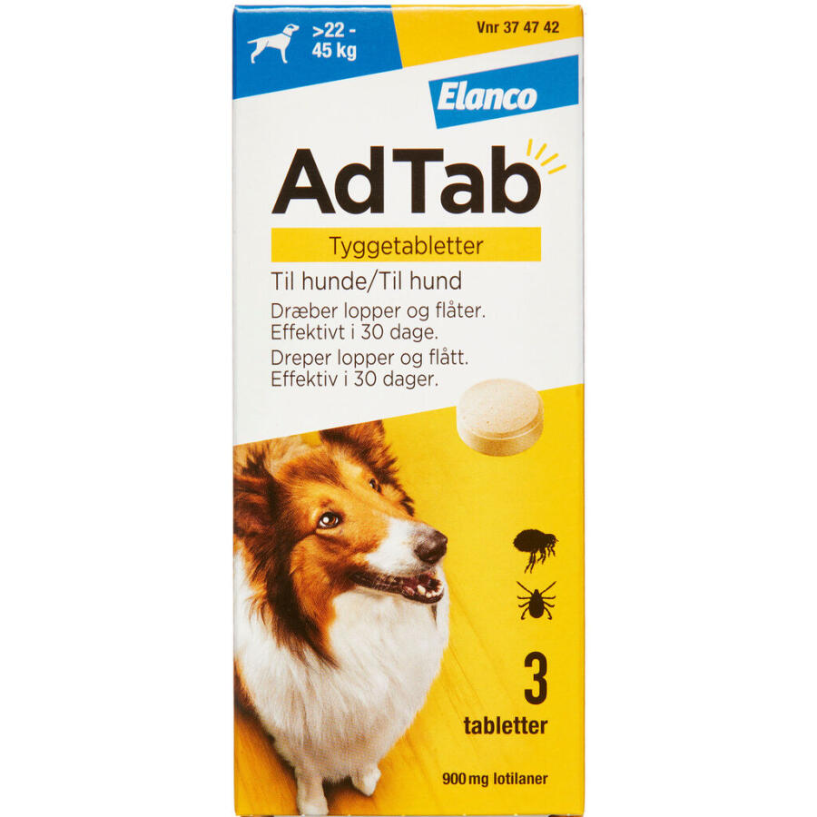 AdTab til hunde >22-45 kg