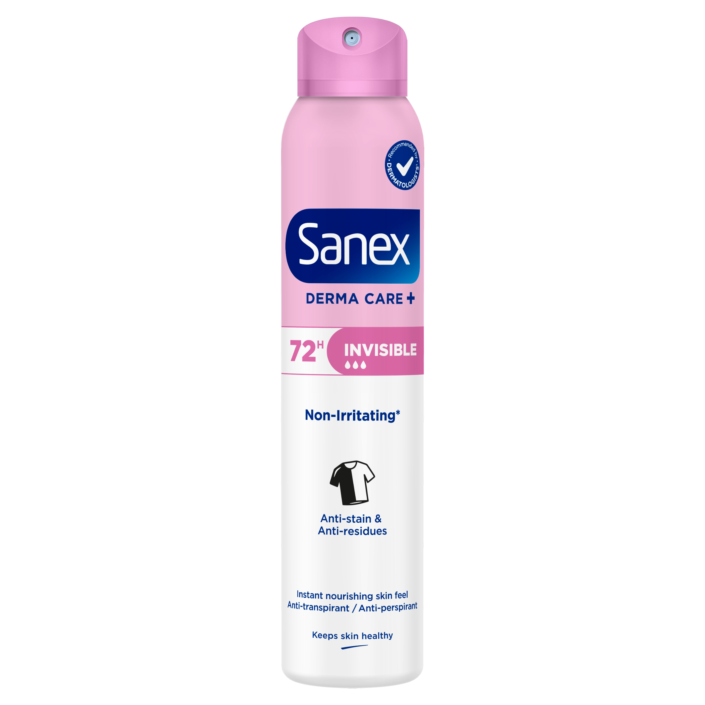 Sanex Derma Care+ Invisible 72H Deo Spray 200 ml.