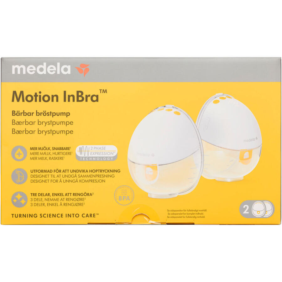 Medela Motion InBra Elektrisk Dobbelt Brystpumpe