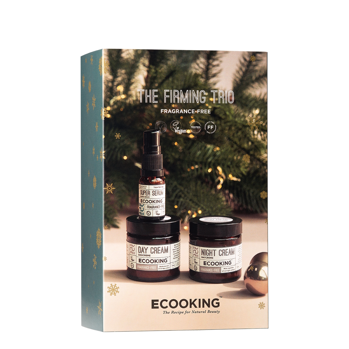 Ecooking Skincare Fragrance Free W/Serum - Wooden Box 2024