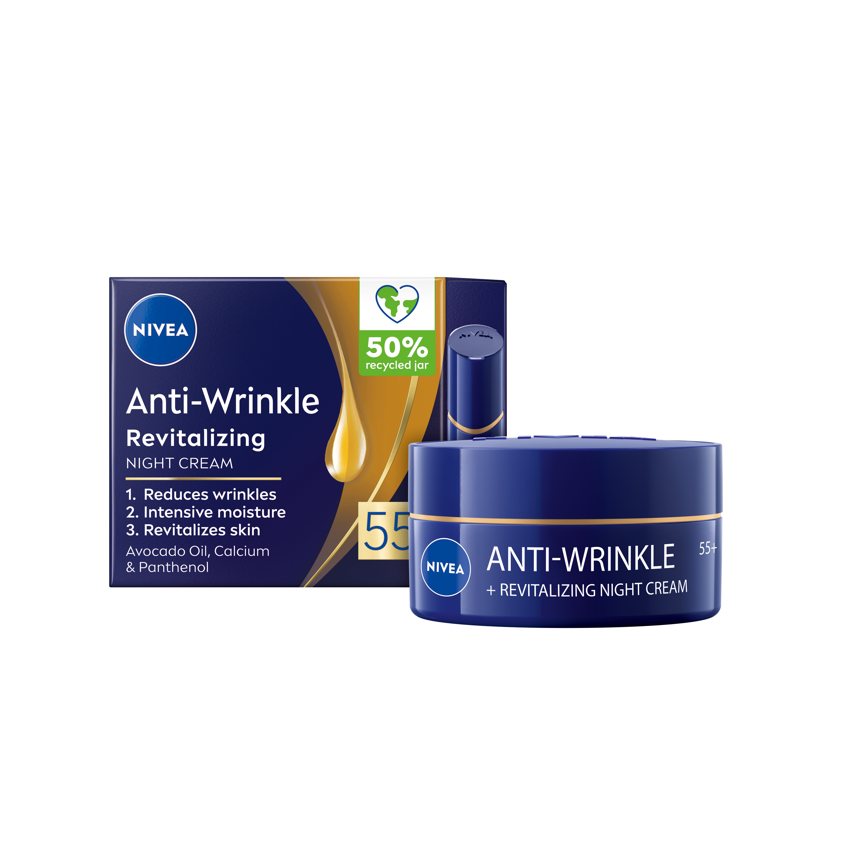 NIVEA Anti-wrinkle +55 Night
