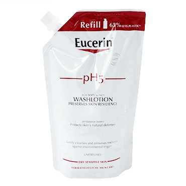 Eucerin pH5 Washlotion Refill uden perfume