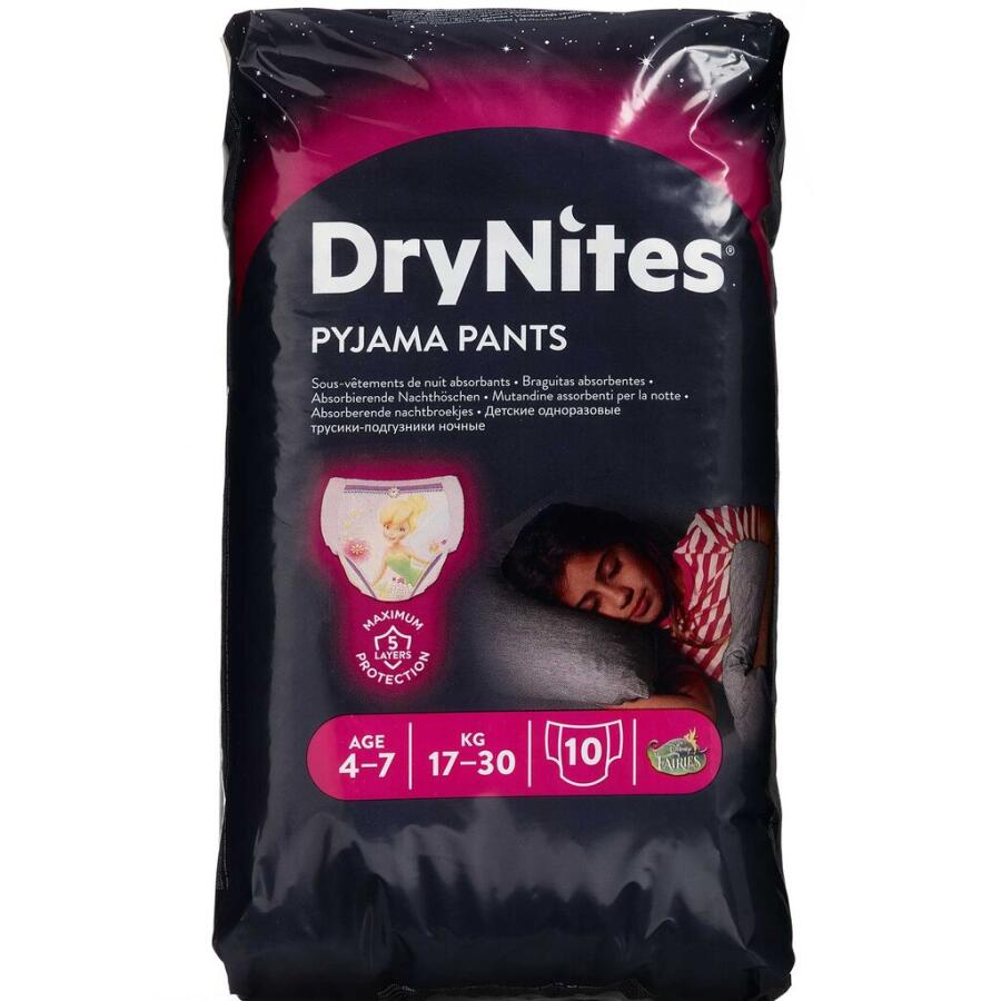 DryNites Pyjama Pants Girl 4-7 År