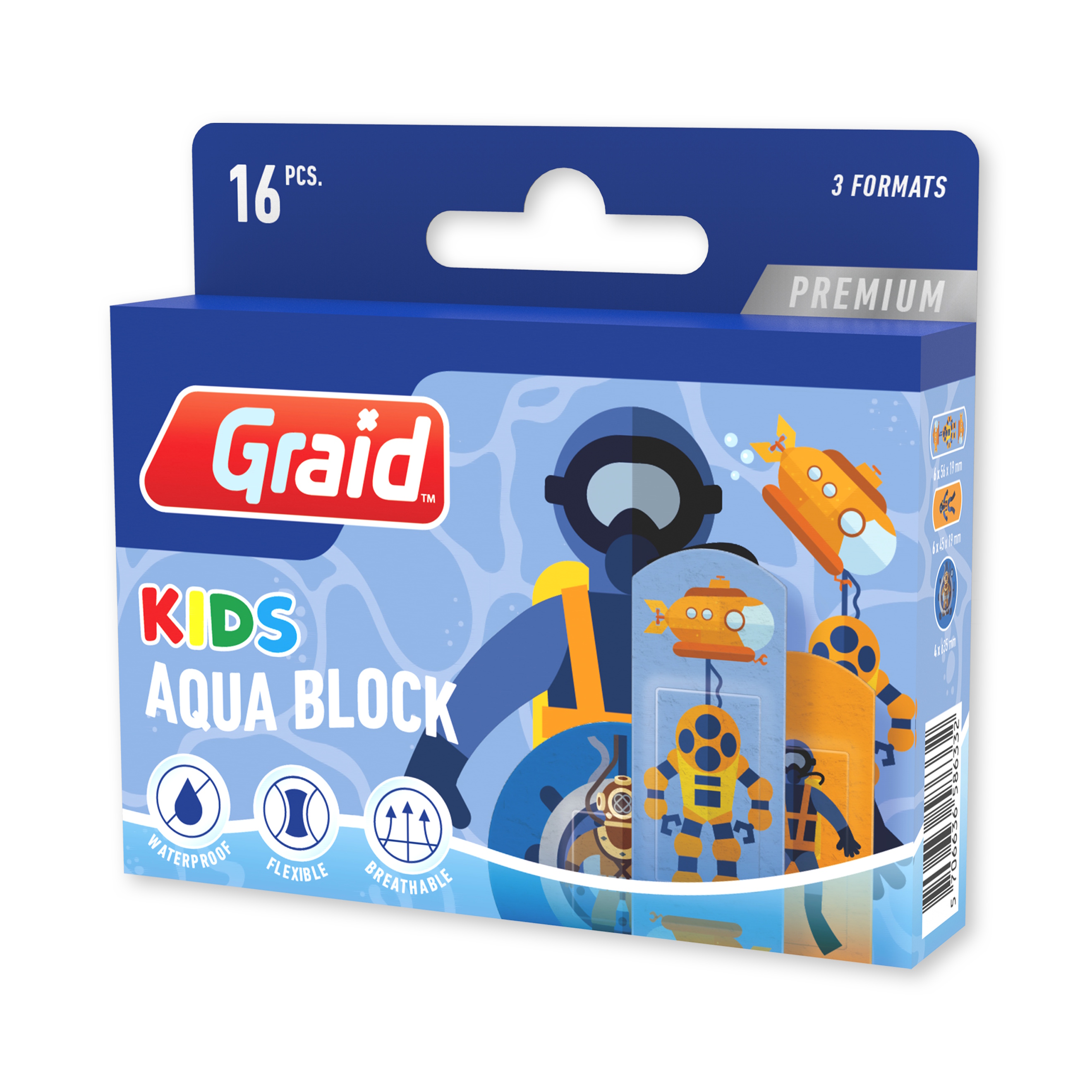 GRAID AQUA BLOCK KIDS PREMIUM PLASTER