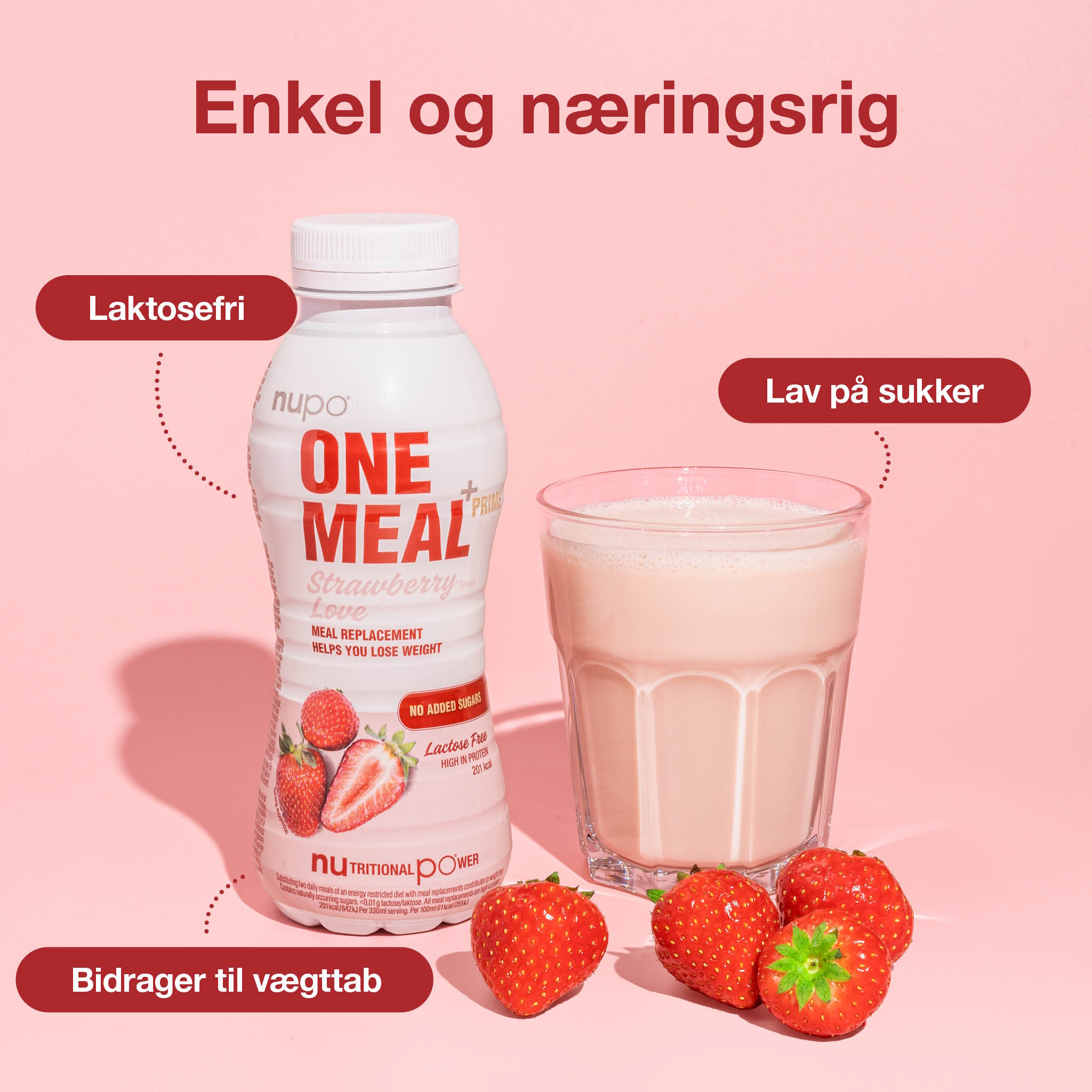 Nupo One Meal +Prime RTD Strawberry