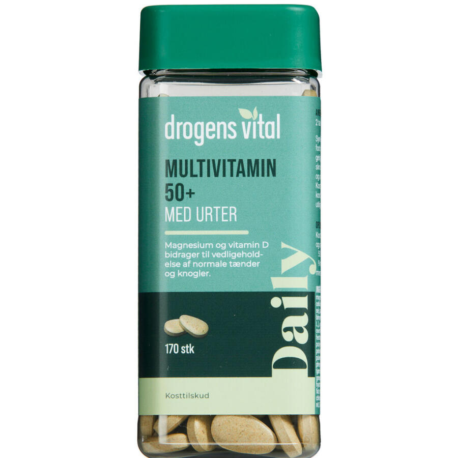 Drogens Vital Multivitamin med urter 50+