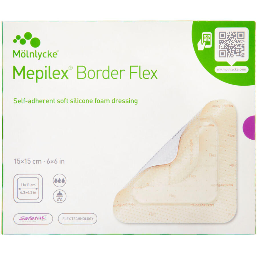 Mepilex Border Flex 15 x 15 cm