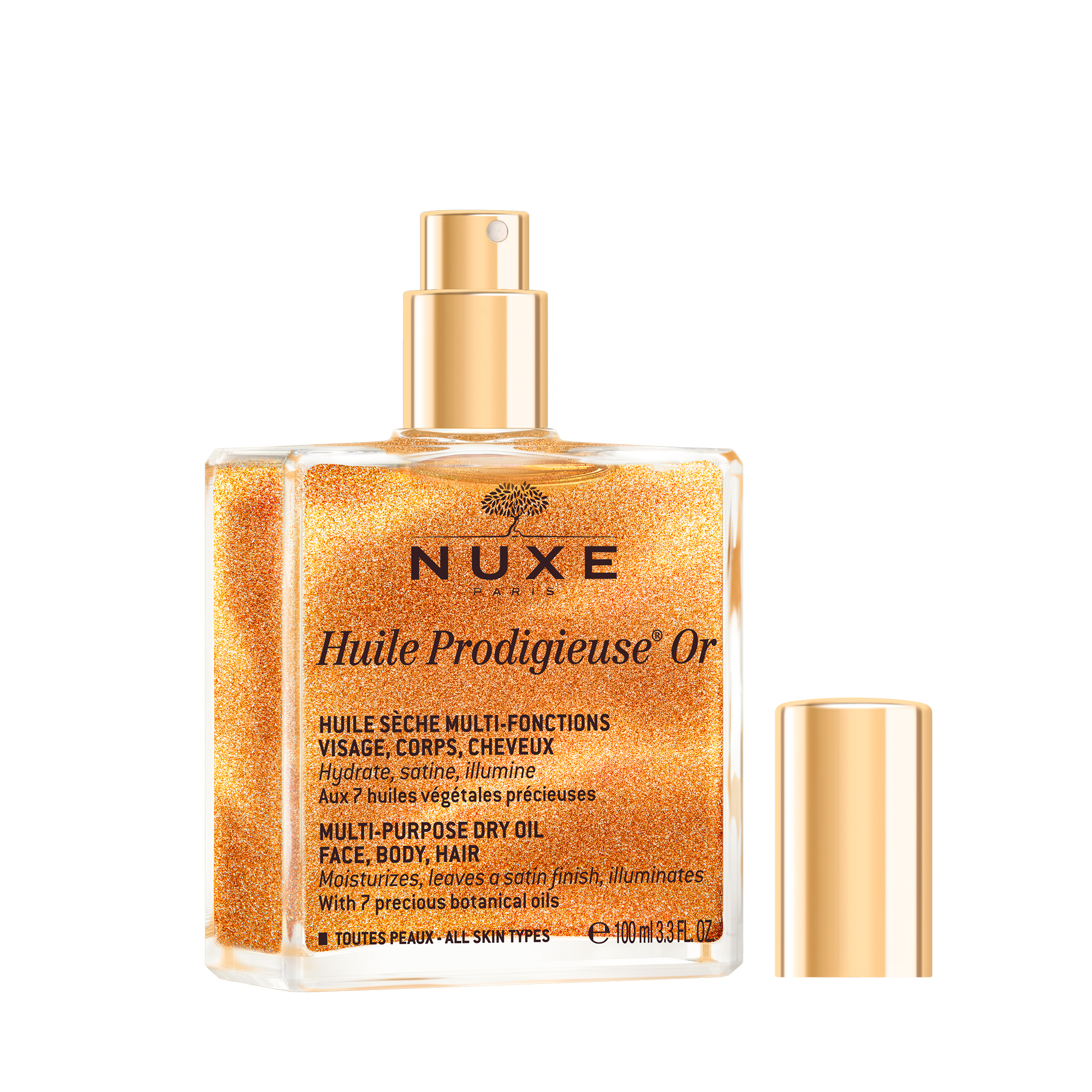 NUXE huile Prodigieuse Gold Dry Oil m/pumpe