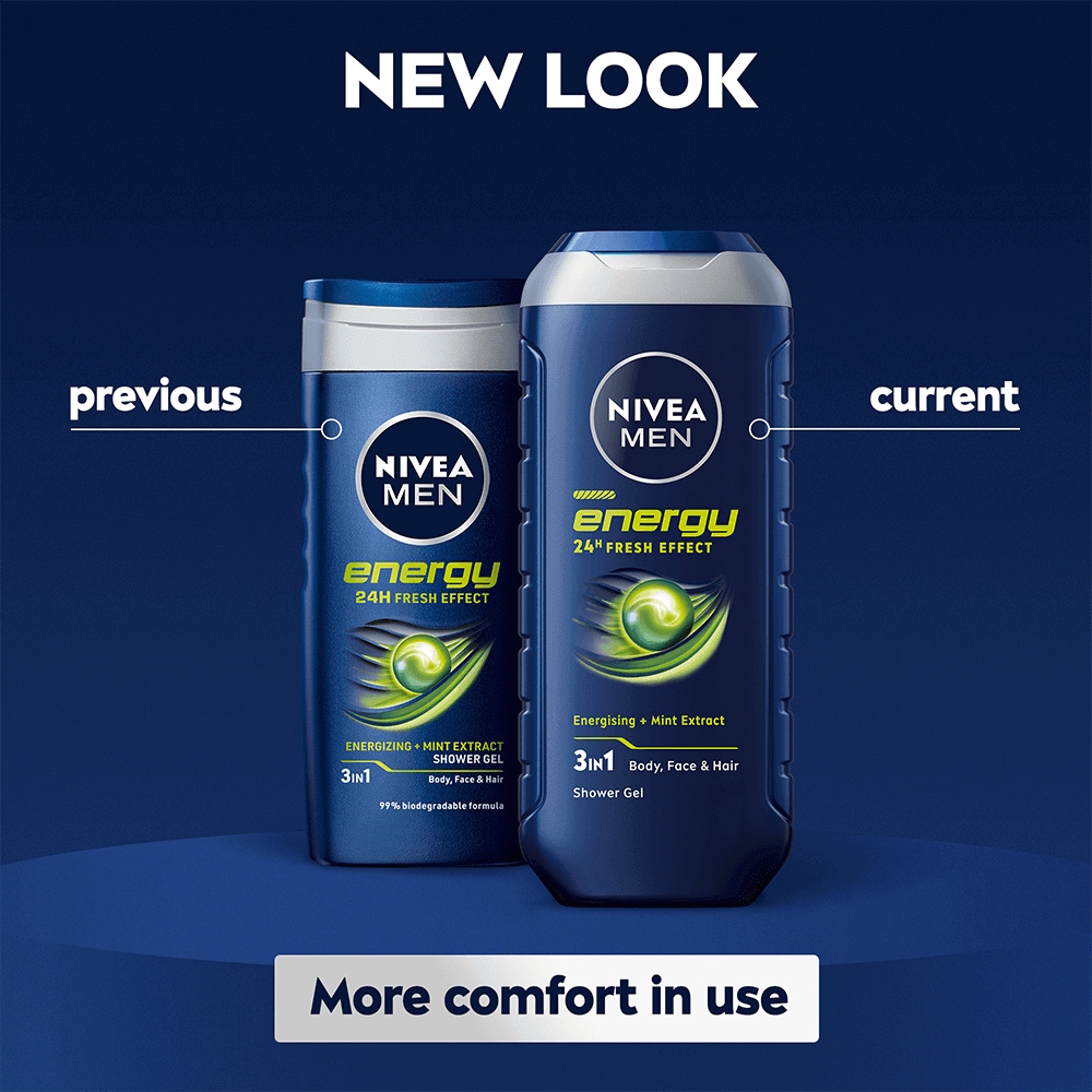 NIVEA Men shower Energy Shower Gel