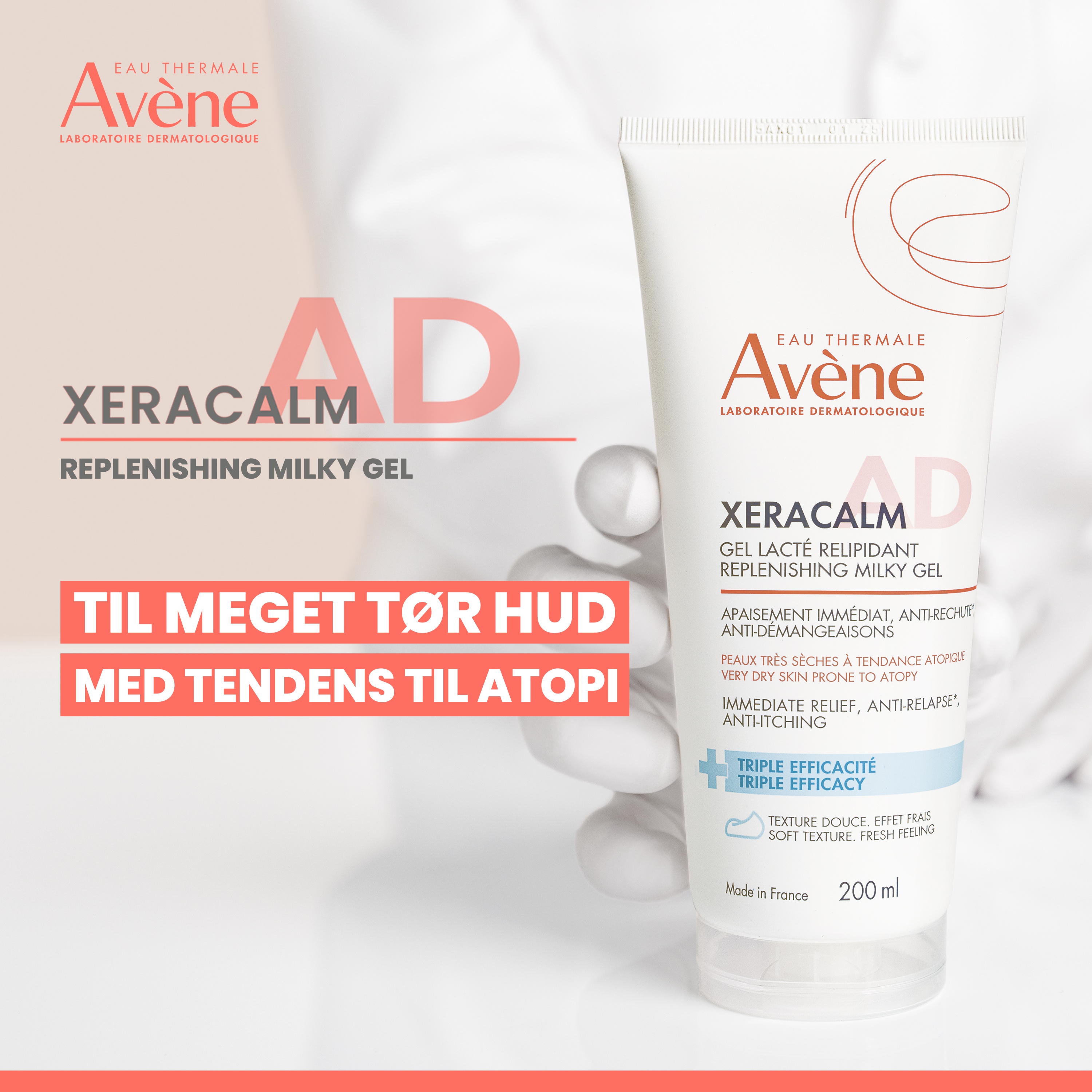 Avène XeraCalm A.D Replenishing Milky Gel
