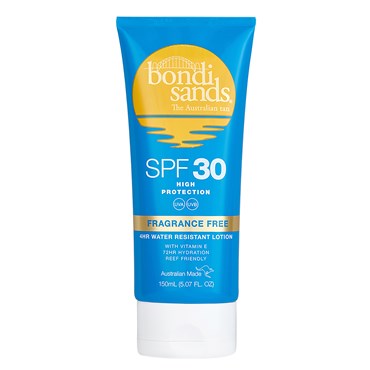 Bondi Sands SPF30 Fragrance Free Sunscreen Lotion, 150 ml