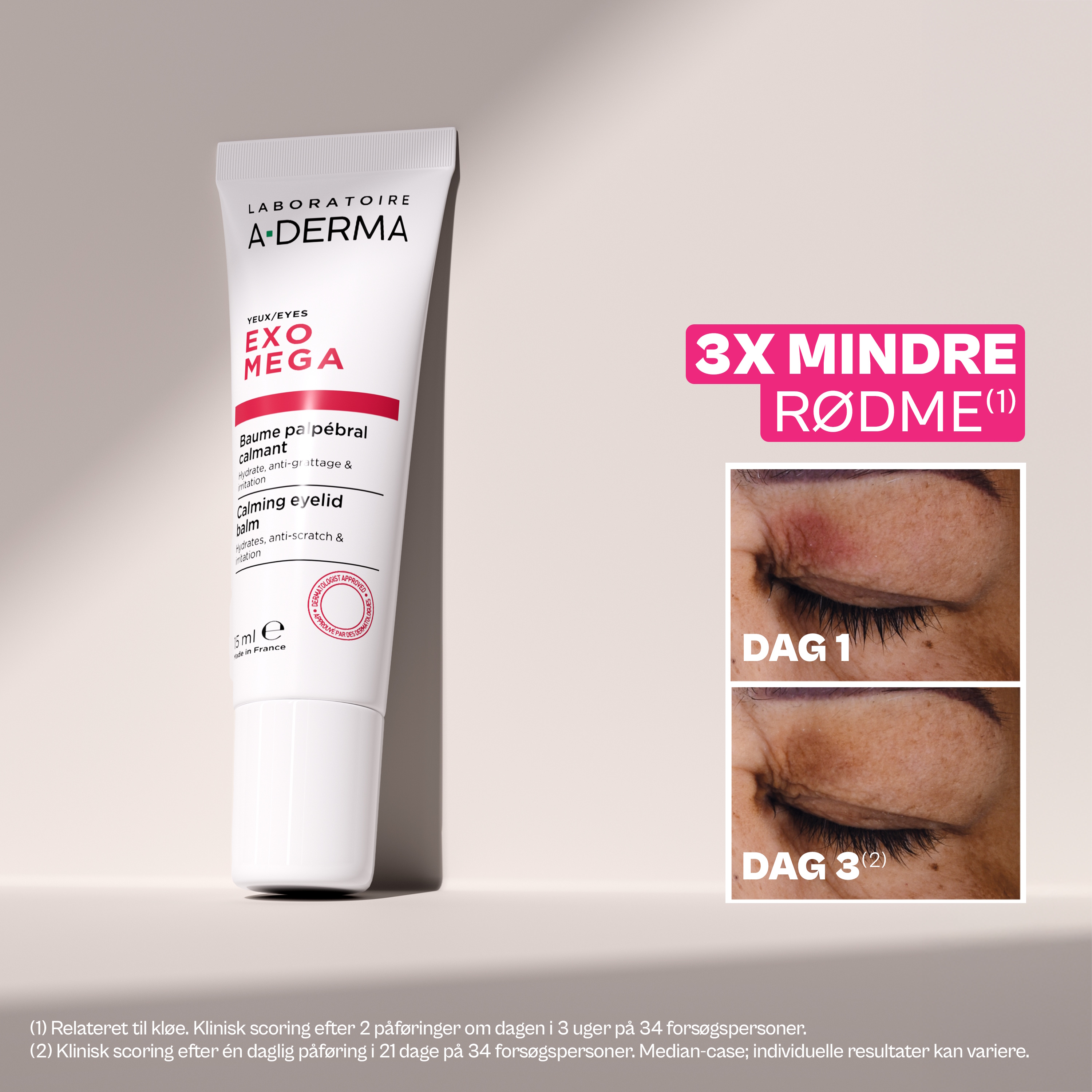 A-Derma Exomega Face Calming Eyelid Balm