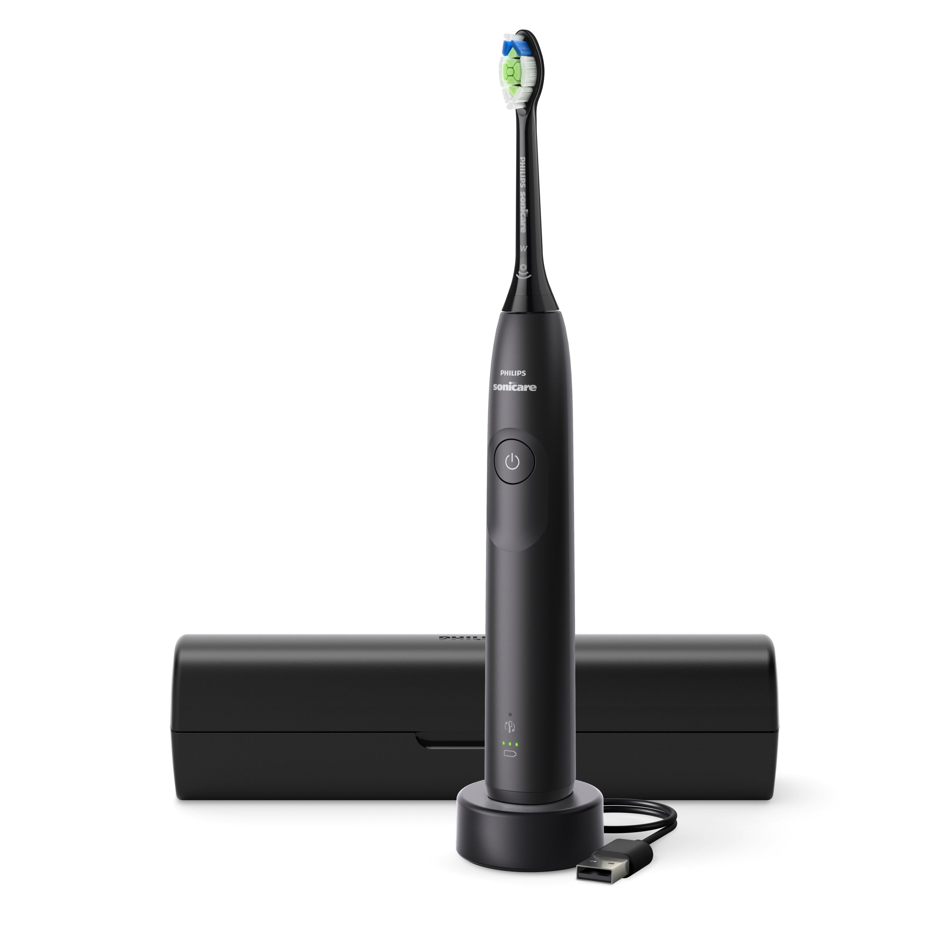 Philips Sonicare 5300 Series Genopladelig Sonisk Tandbørste Sort