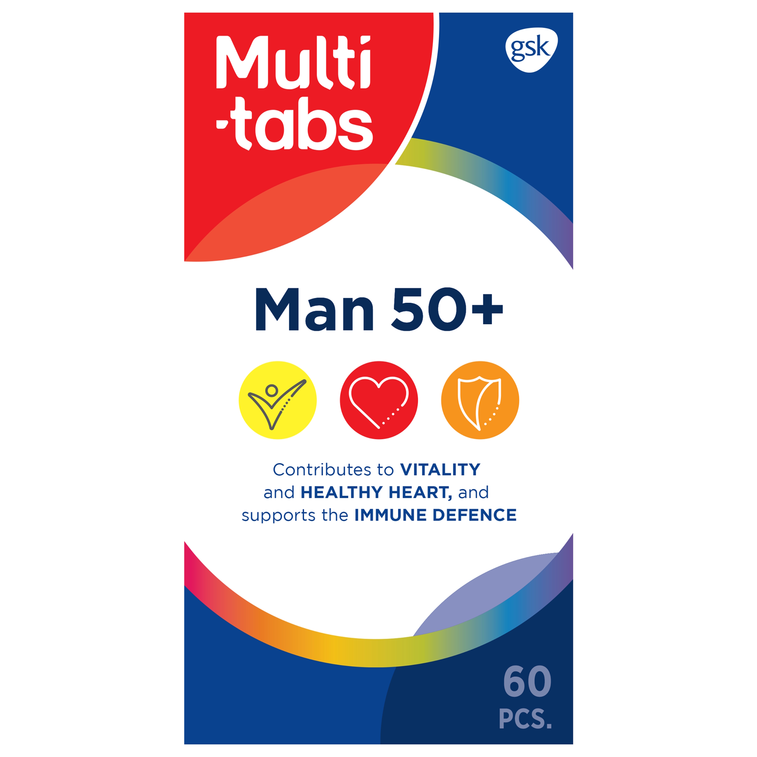Multi-tabs Man 50+ Tabletter