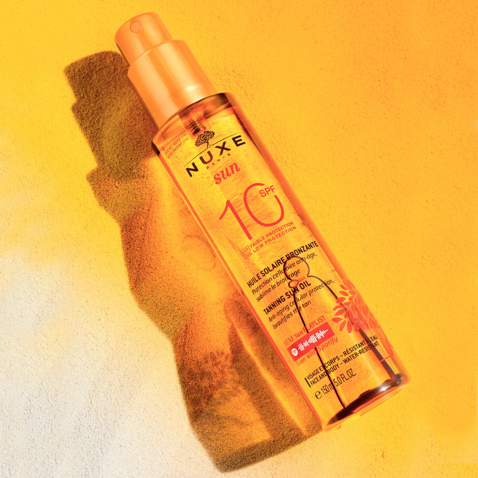 NUXE Tanning Oil Face & Body SPF 10