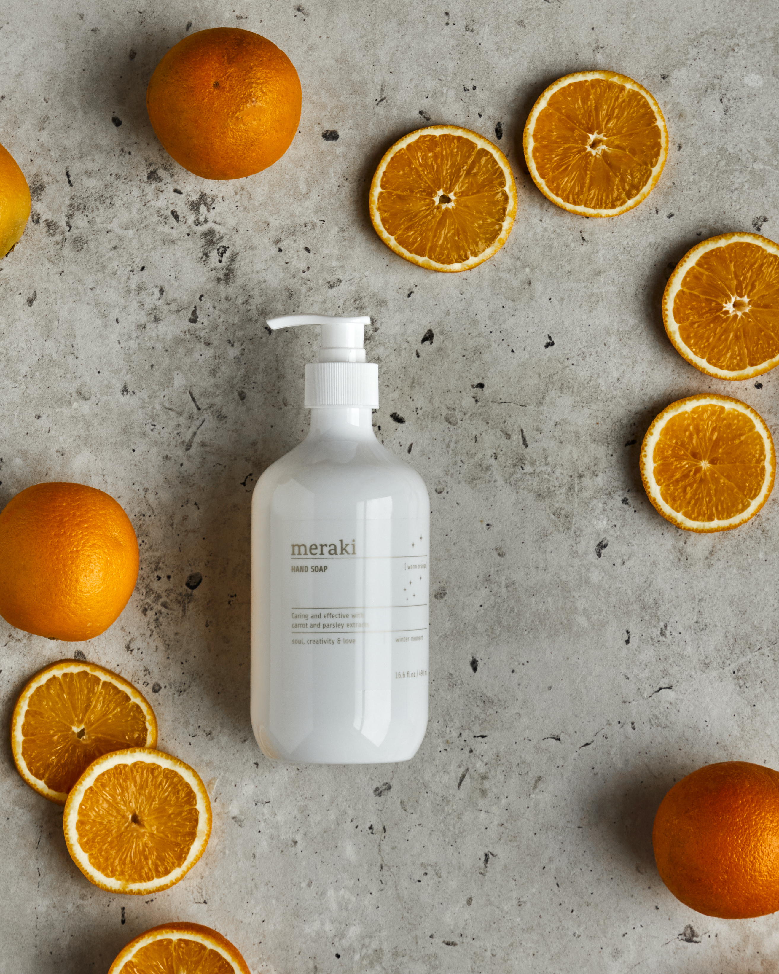 Meraki Hand Soap, Warm Orange, Winter Moment