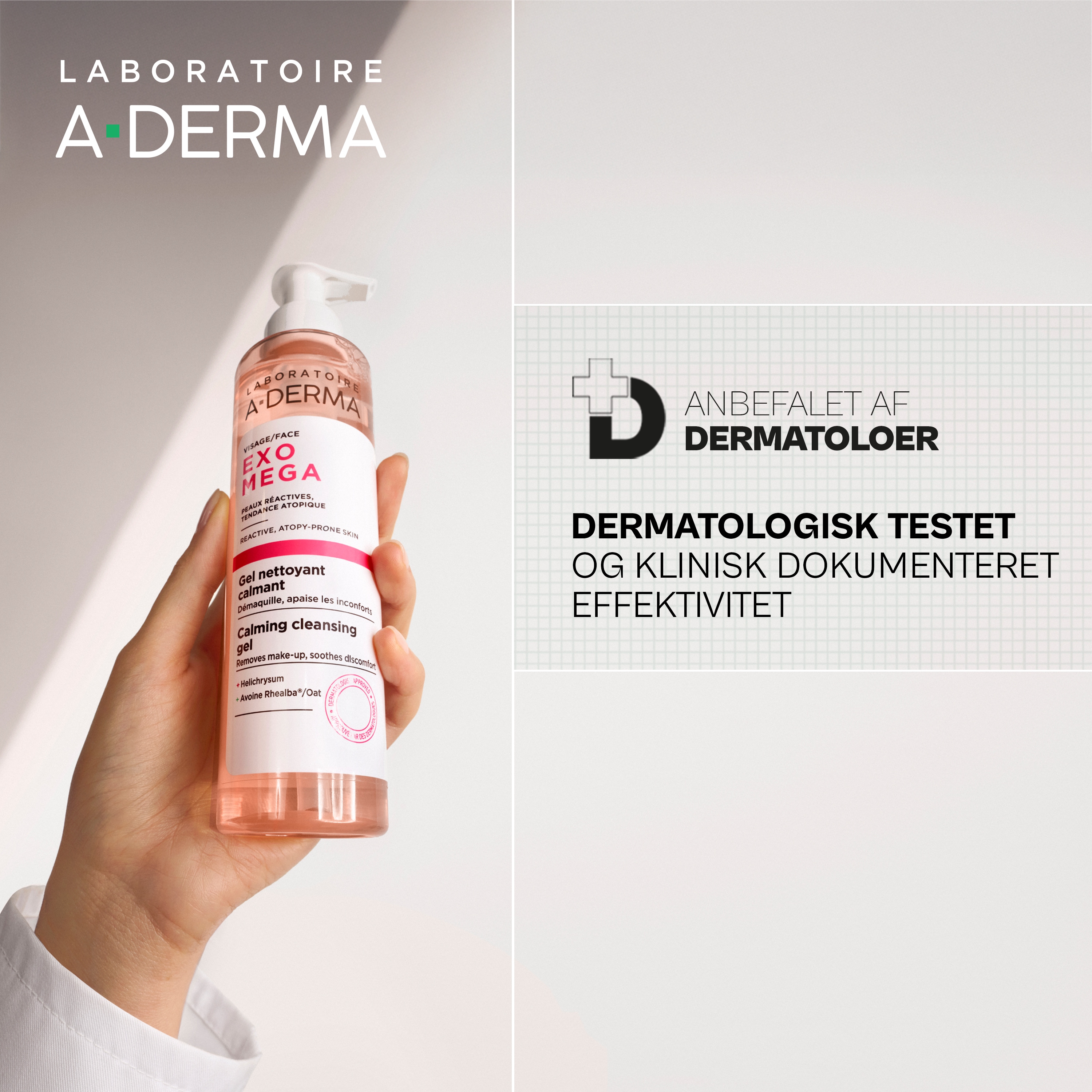 A-Derma Exomega Calming Cleansing Gel
