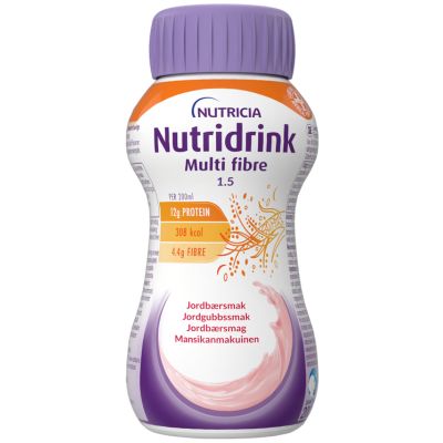 Nutridrink Multi Fibre Jordbær