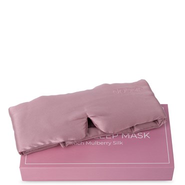 doozie Luxury Sleep Mask Dusty Rose