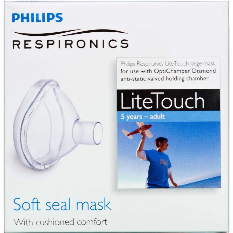 Philips Pespironics LiteTouch LARGE mask 5 år- voksen.