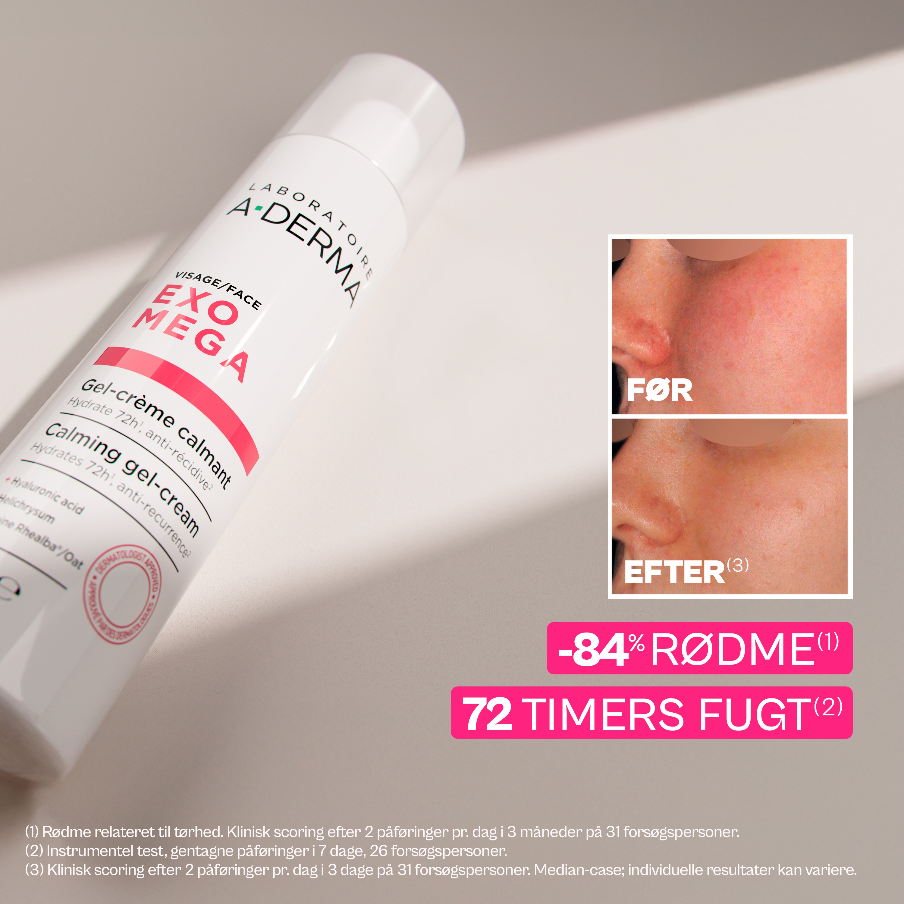 A-Derma Exomega Face Calming Gel-Cream