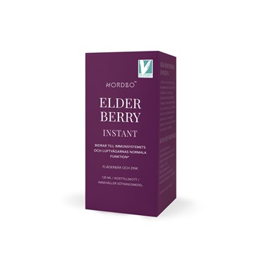 NORDBO Elderberry Instant 120 ml. VEGAN