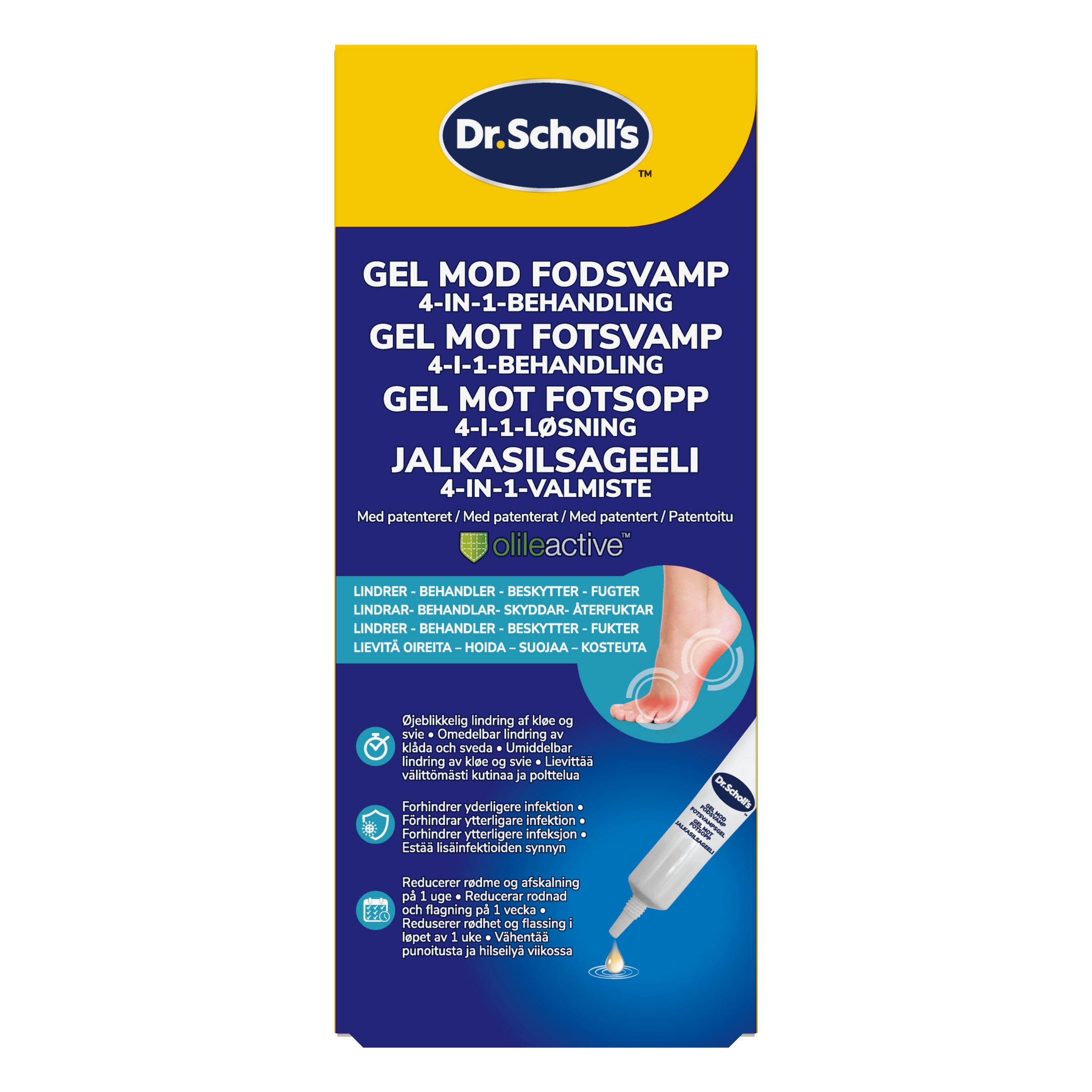 Dr. Scholl Athlete's Foot Gel 4-in-1