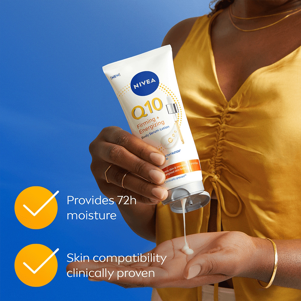 NIVEA Q10 Firming + Energizing Serum Body Lotion
