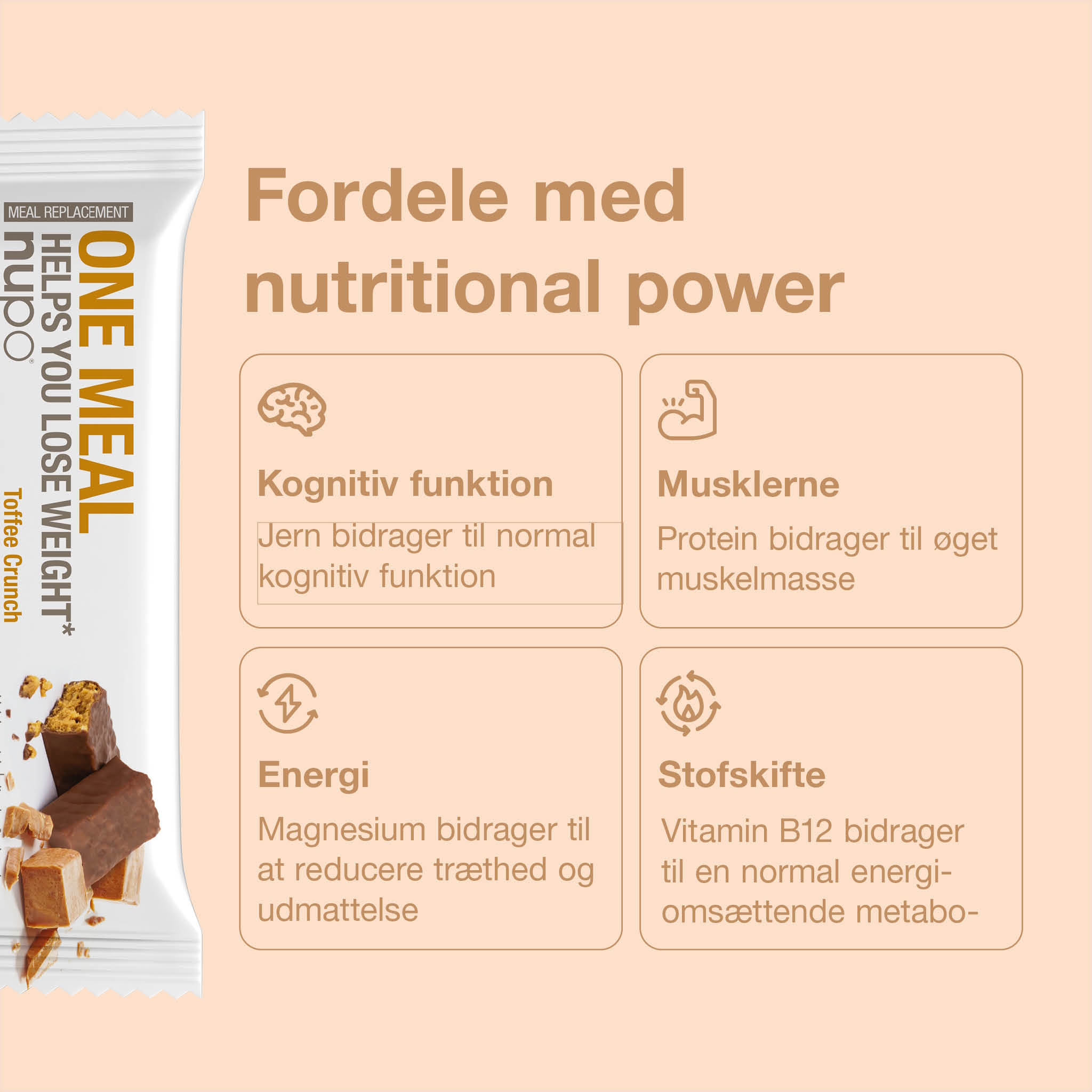 Nupo Meal Bar Toffee Crunch