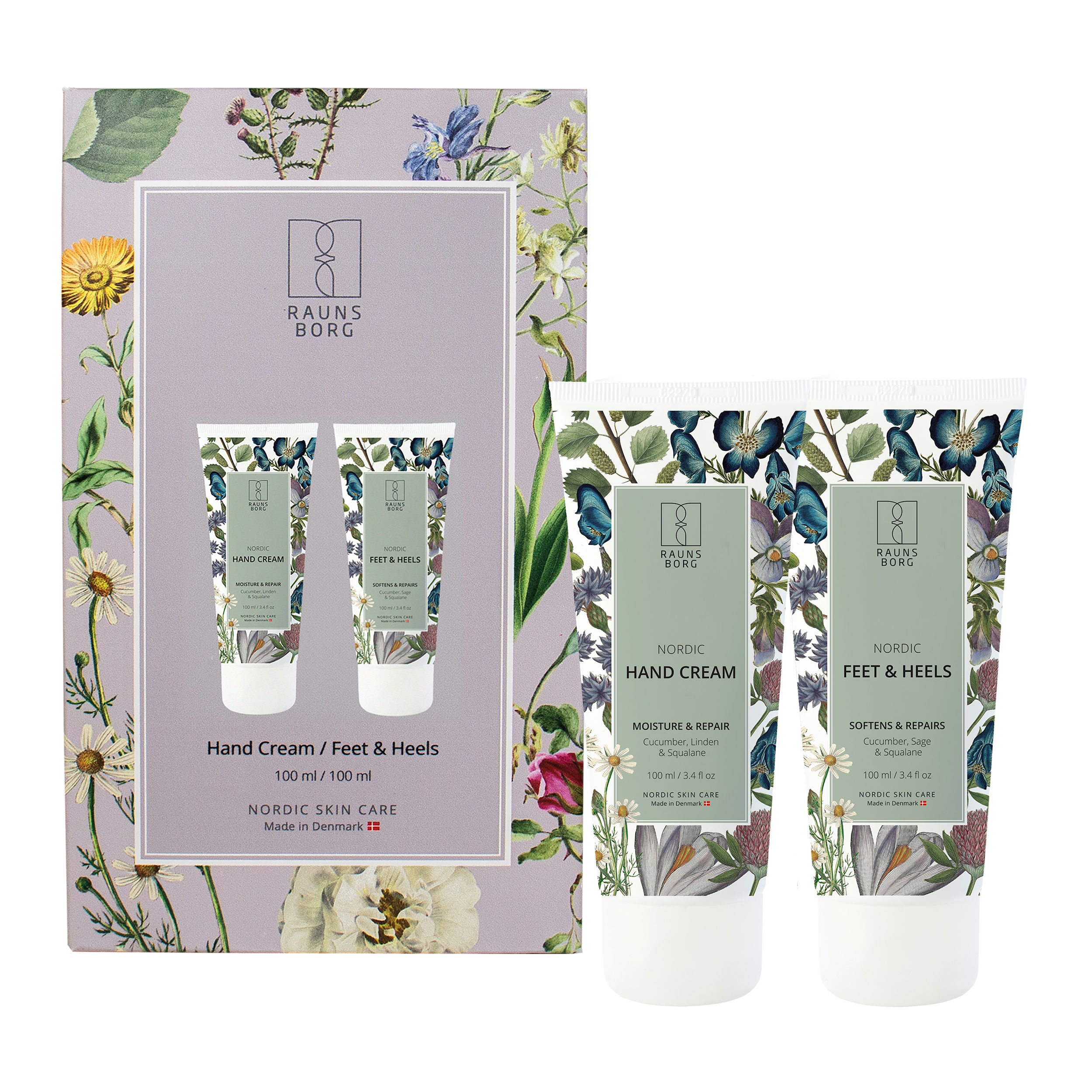 Raunsborg Hand Cream 100ml og Feet & Heels 100ml