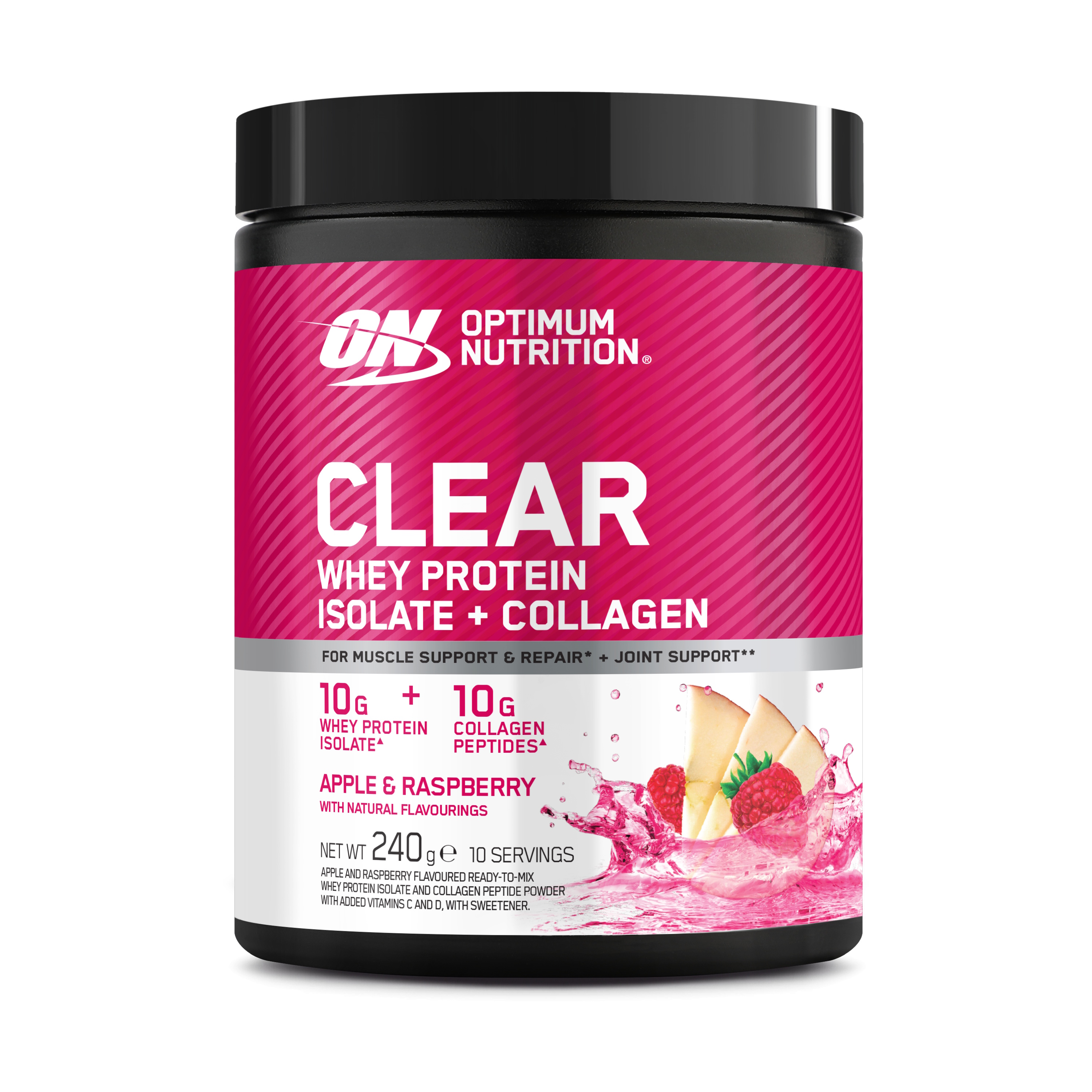 Optimum Nutrition CLEAR WHEY COLLAGEN APPLE RASP 240G