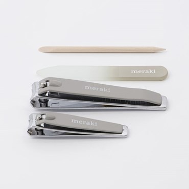 Meraki Nail Kit (Cuticle Push, Nail File, Small Clipper & Large Clipper)