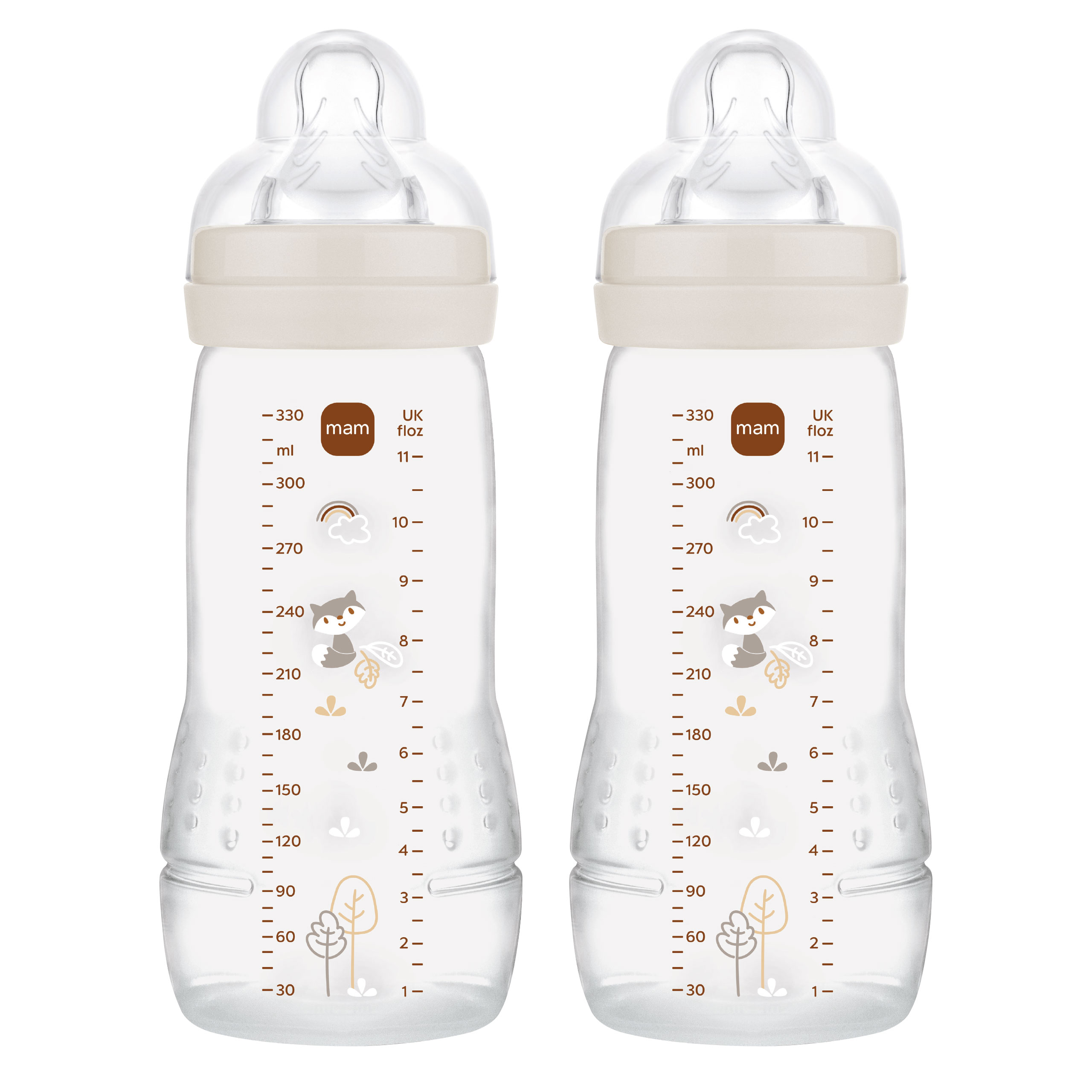 MAM Easy Active Baby Bottle 330ml 2p Neutral