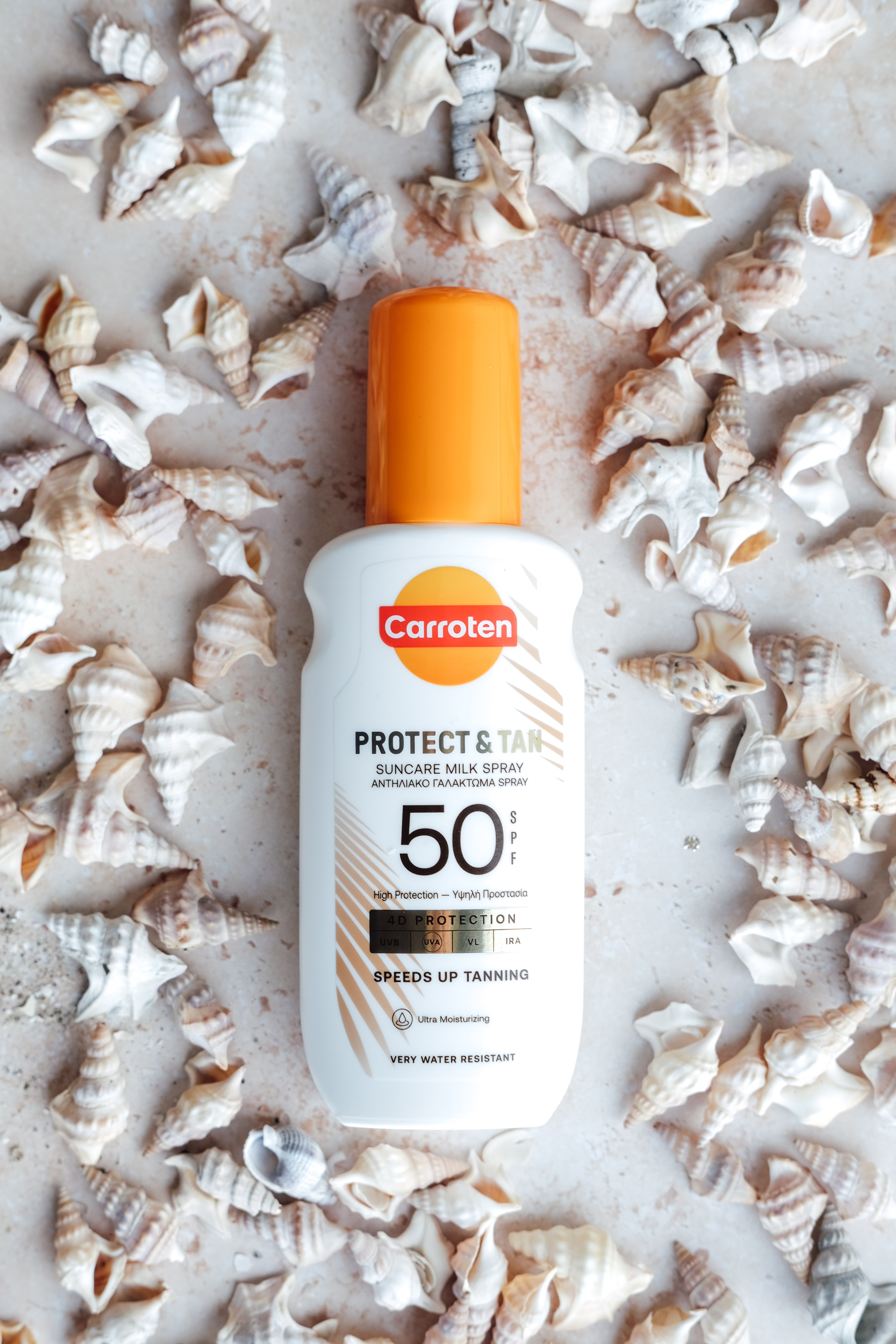 Carroten Protect & Tan Body Milk Spray SPF 50
