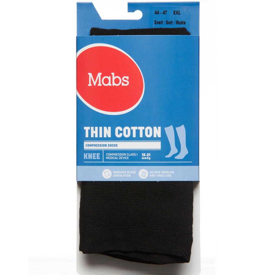 Mabs Thin Cotton Knee Sort Str. XX-Large