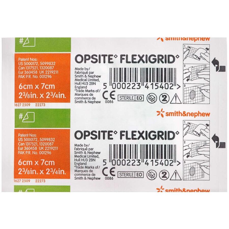 OPSITE Flexigrid 6 x 7 cm