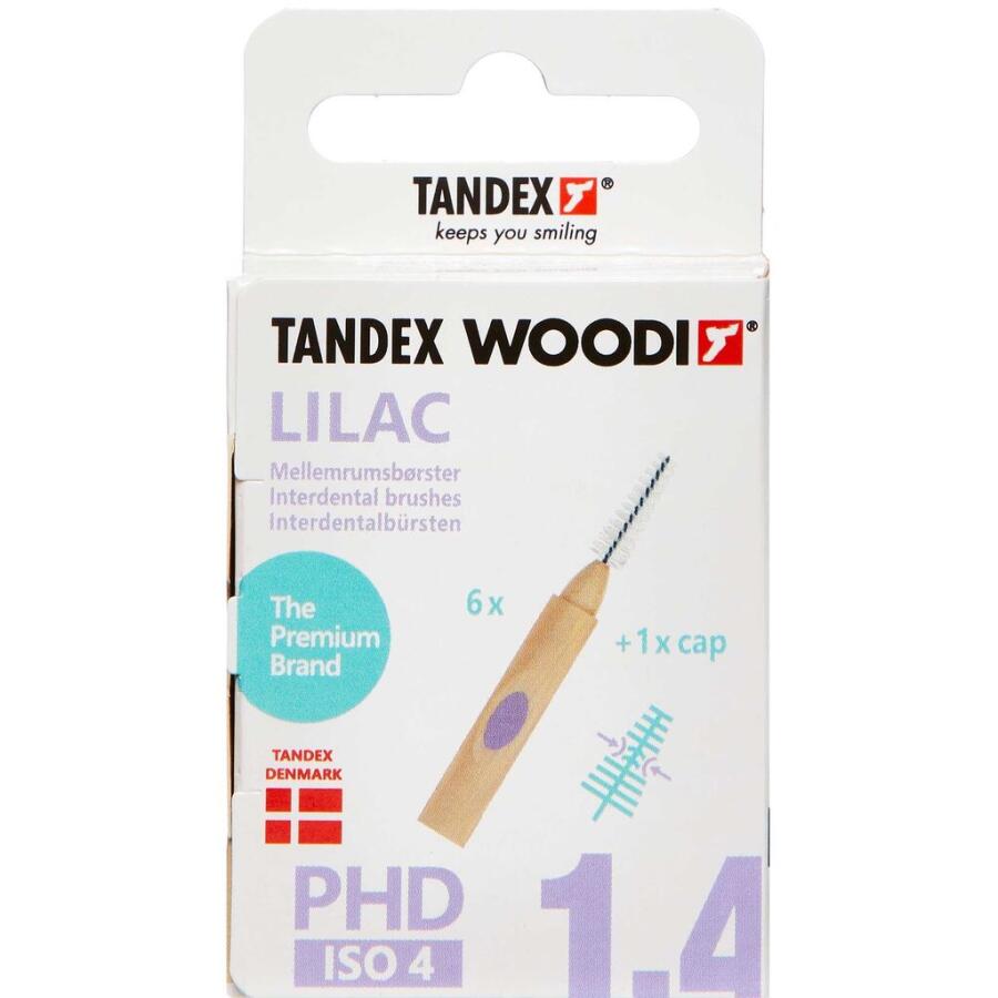 TANDEX WOODI Mellemrumsbørste - LILAC