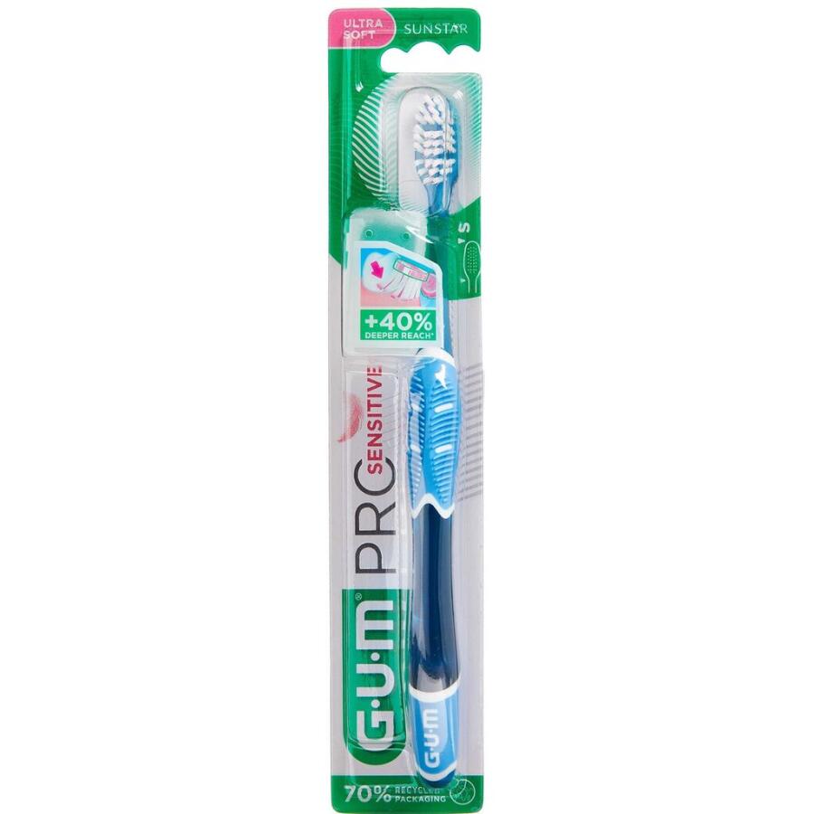 GUM PRO Sensitive Tandbørste Ultra Soft