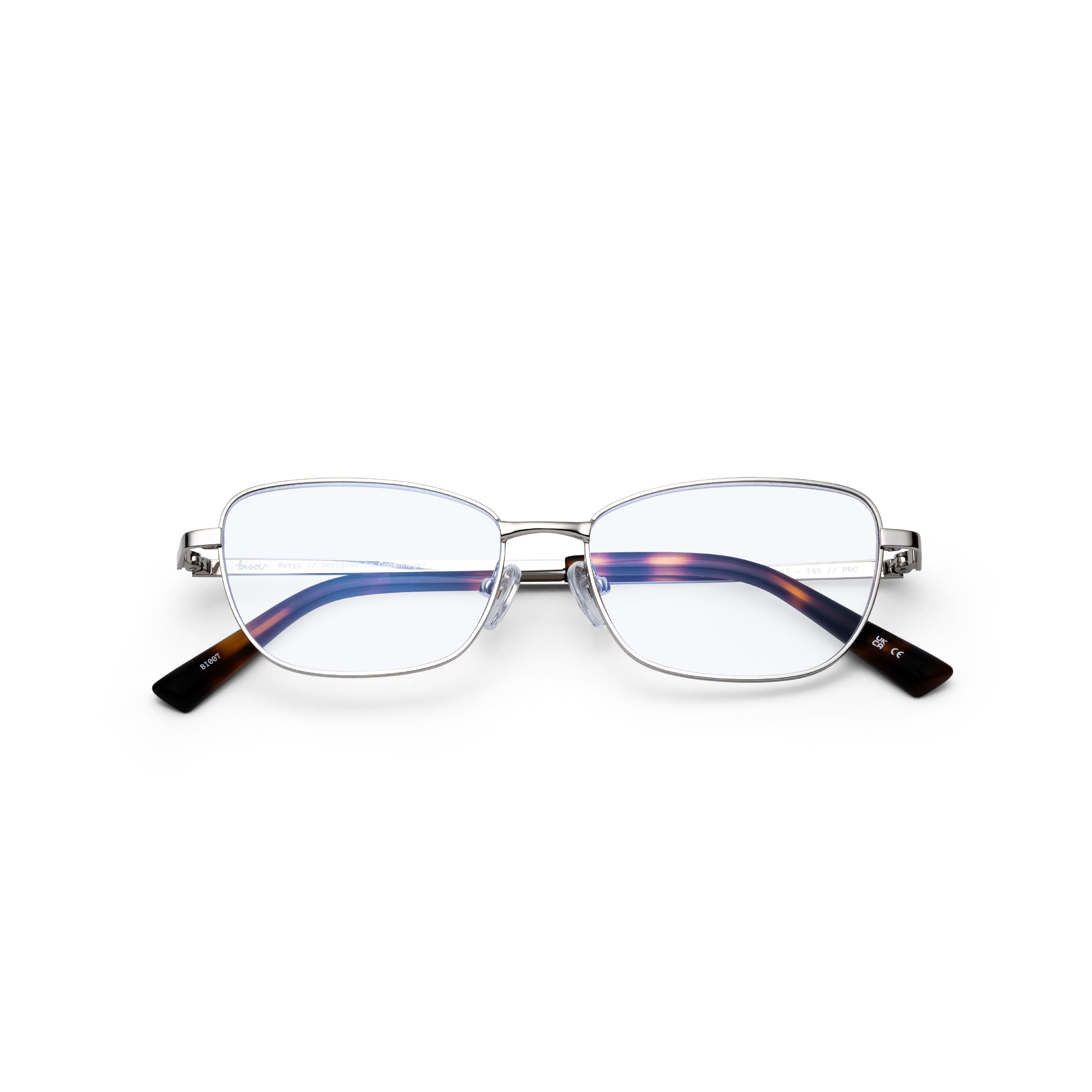 Bisou MERYL Silver Clear +2.5 Læsebriller