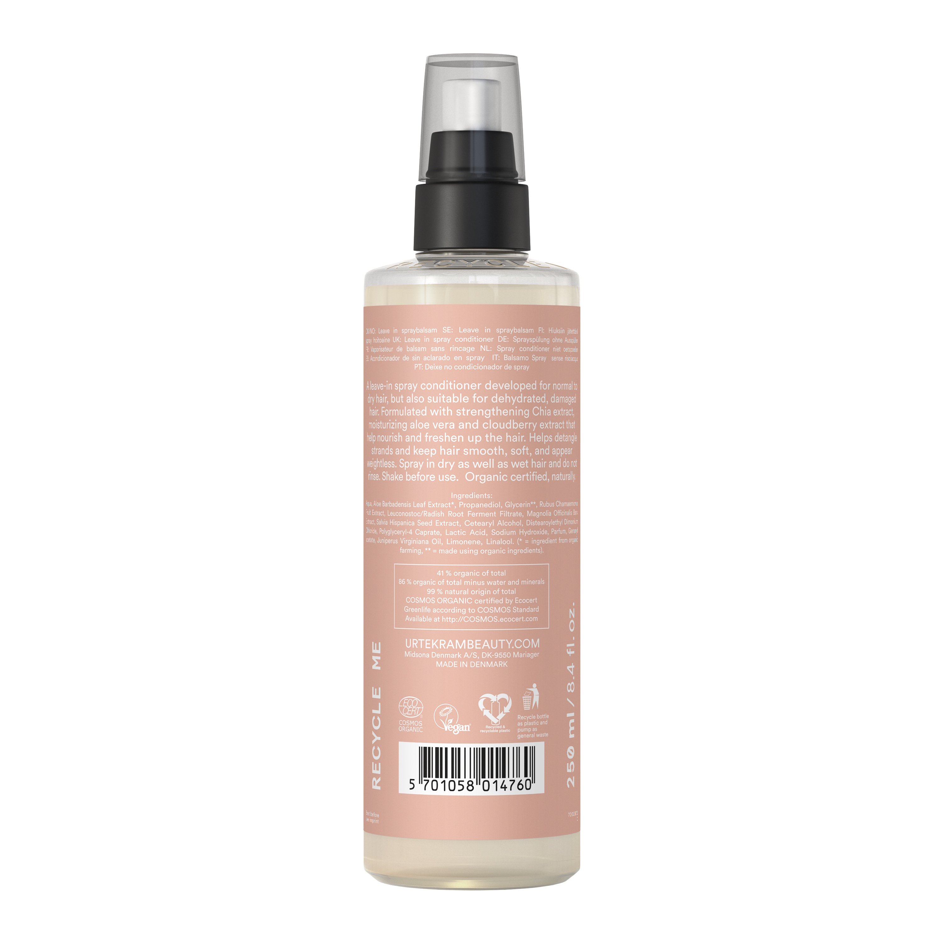 Urtekram Beauty Nordic Berry Spray Conditioner