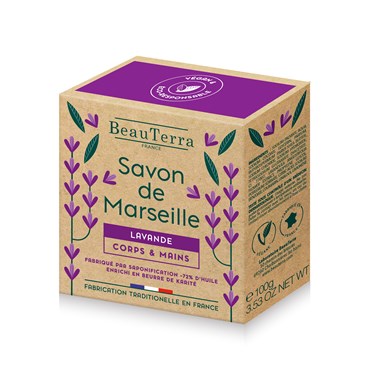 BeauTerra Marseille Solid Soap - Lavander