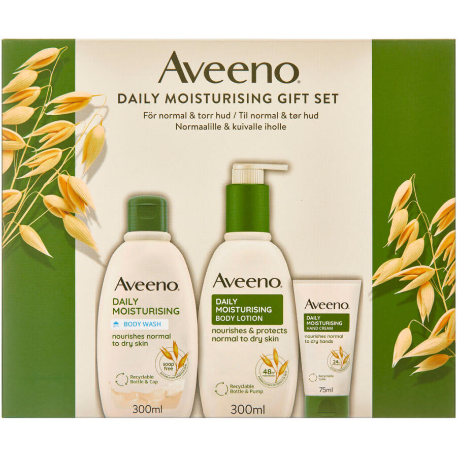 Aveeno daily moist. gaveæske